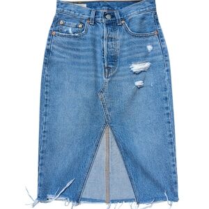 Levi's Blue Denim Jeans with Brown Patch